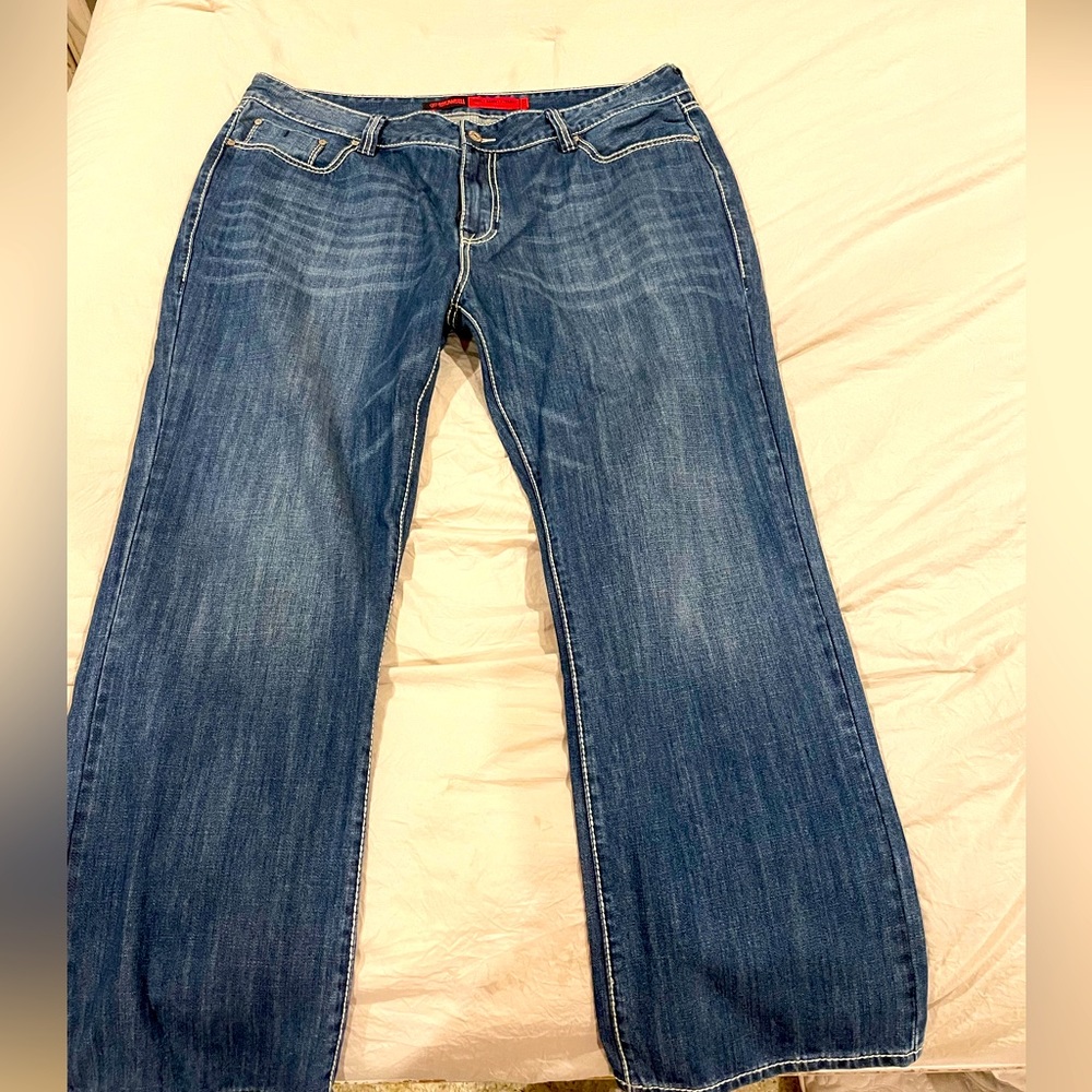 Rock&Roll denim Mens, relaxed straight leg, double barrel 42X32